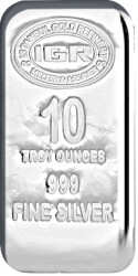 10 oz Silver Bar - 999 - Istanbul Gold Refinery