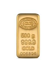 500g Casted Gold Bar - 999,9 - Istanbul Gold Refinery